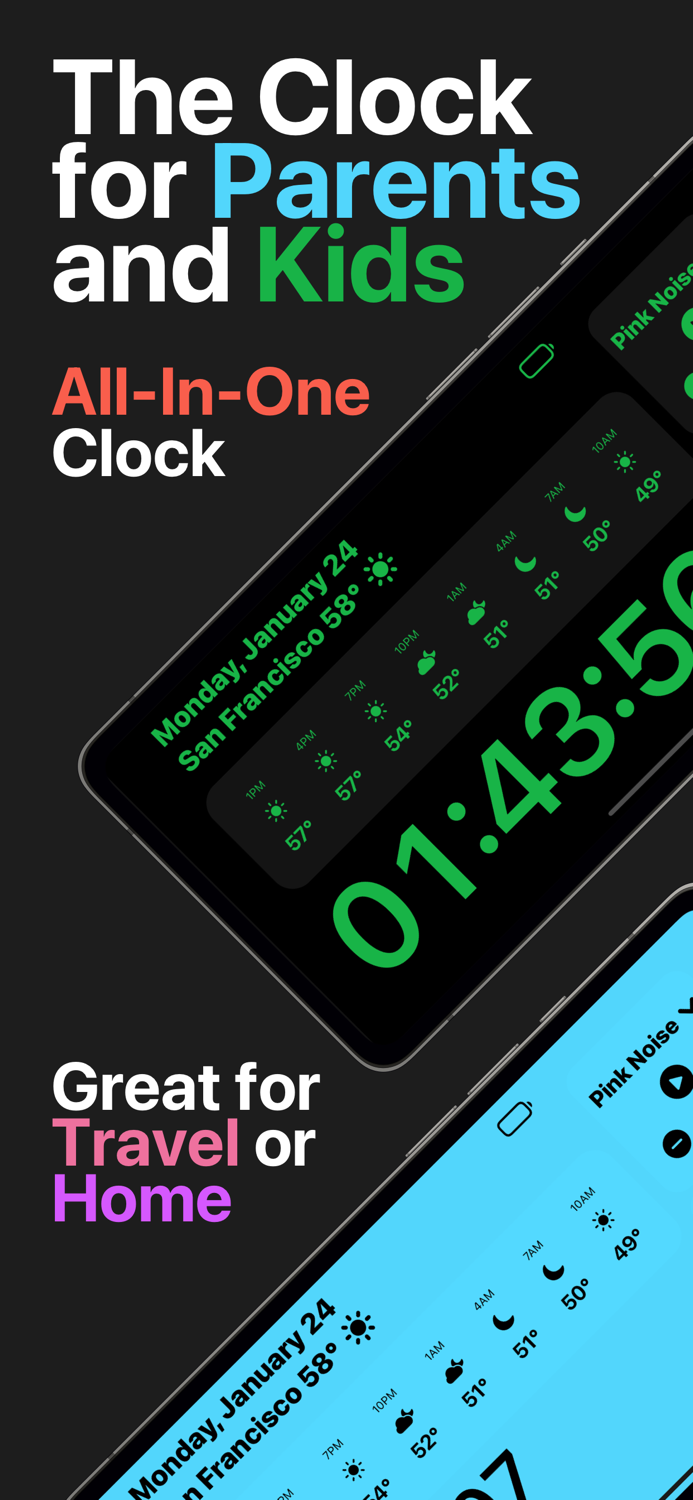 Bedtime Clock Parents and Kids