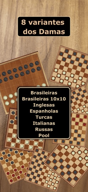 Damas Brasileiras - Brazilian Draughts na App Store