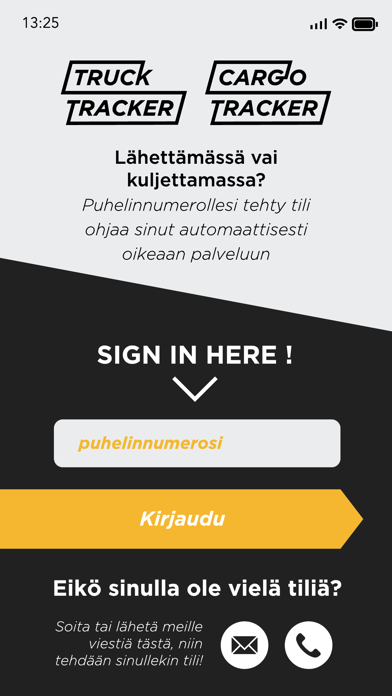 Screenshot 2 of Paluukuorma App