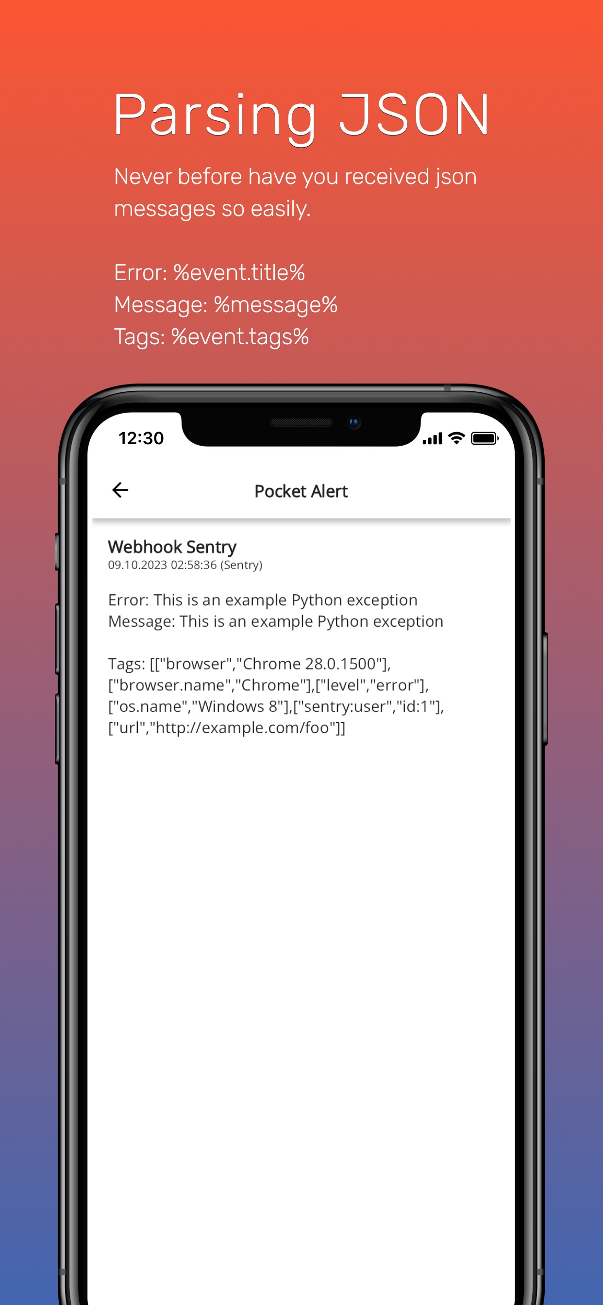 Pocket Alert – notifications