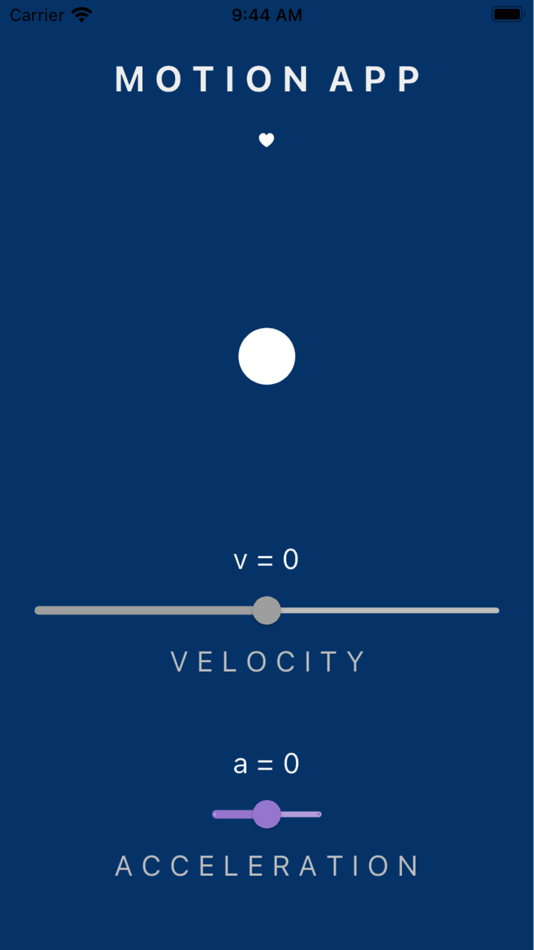 #3. Motion physics app (iOS) By: The Real Start