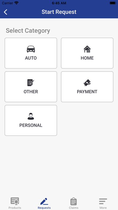 MyTanner Insurance Screenshot