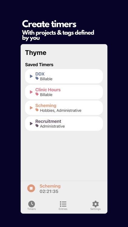 Thyme - Easy Time Tracking