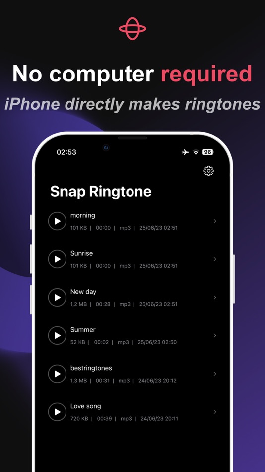 #3. Ringtone Maker - SnapRingtone (iOS) Podle: NGOC DO BICH