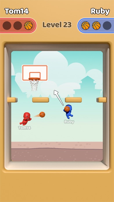 Screenshot #1 pour Basket Hoop - Stars Battle
