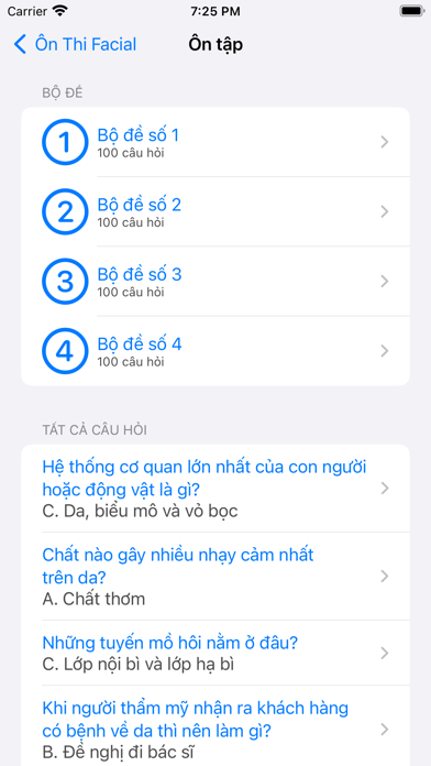 Ôn Thi Lý Thuyết Facial ở Mỹ Screenshot