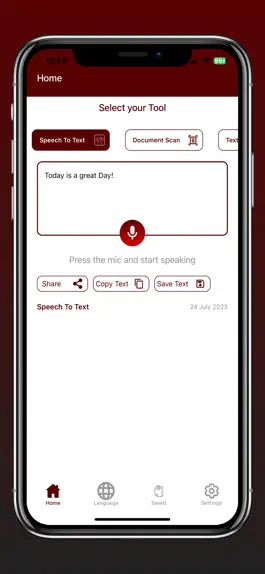 Game screenshot Speech to Text Converter apk