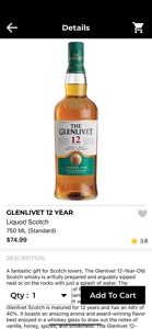 Batch 13 Liquors screenshot #2 for iPhone
