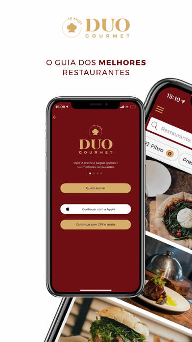 Duo Gourmet: restaurantes Screenshot