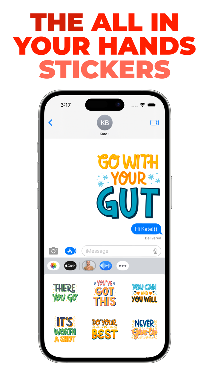 The All in Your Hands stickers