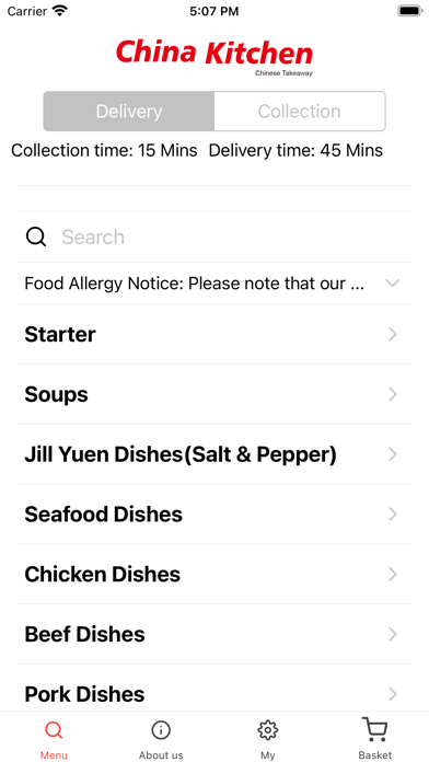 China Kitchen Birmingham Screenshot