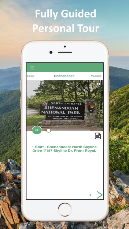 Shenandoah NP Audio Tour Guide