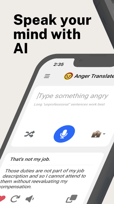 Anger Translate AI Screenshot