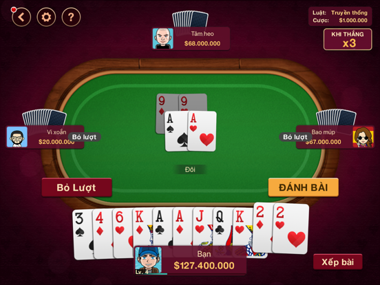 Tiến Lên Miền Nam - Tien Len iPad screenshot 4 - Games app