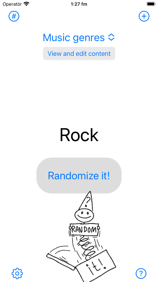 Randomize It! - 1.0 - (iOS)
