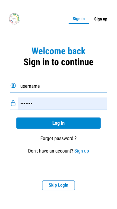 VCASA Screenshot