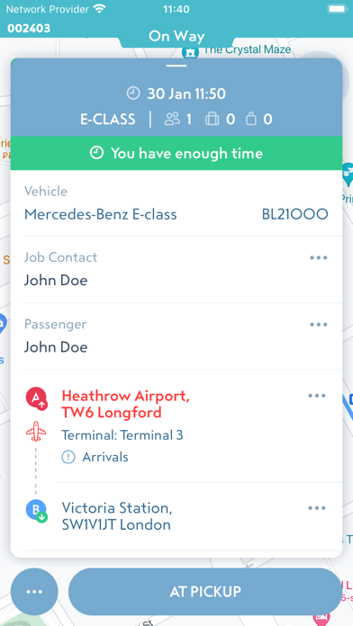 Ouno Driver App Screenshot