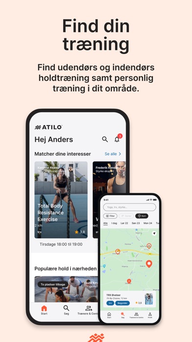 Atilo - Find din træning Screenshot