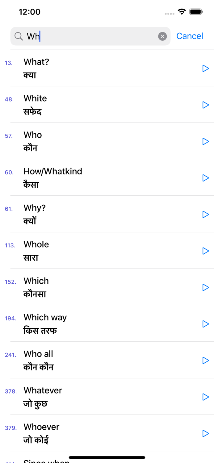 Spoken English through Hindi