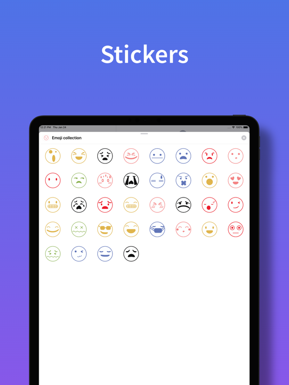 Screenshot #4 pour Stickers Emojis for iMessage
