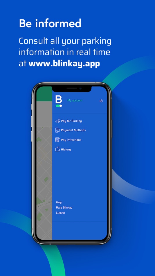 #5. Blinkay: smart parking app (iOS) By: INTEGR PARKING SOLUTIONS LLC