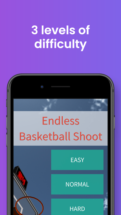 Screenshot #3 pour Endless Basketball Shoot