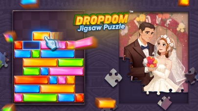 screenshot of Dropdom™ジュエルブロックパズル 6