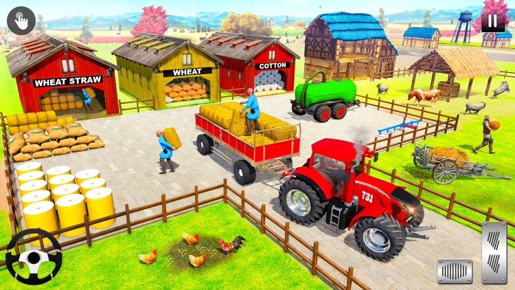 Big Tractor Farming Games 3D screenshot-5
