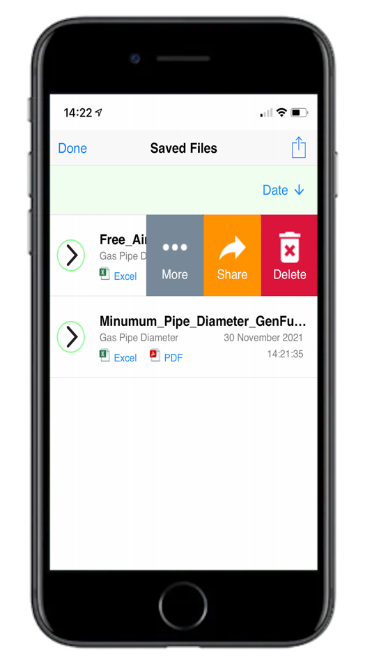 #7. Pipe Flow Gas Pipe Diameter (iOS) Podle: Pipe Flow Software