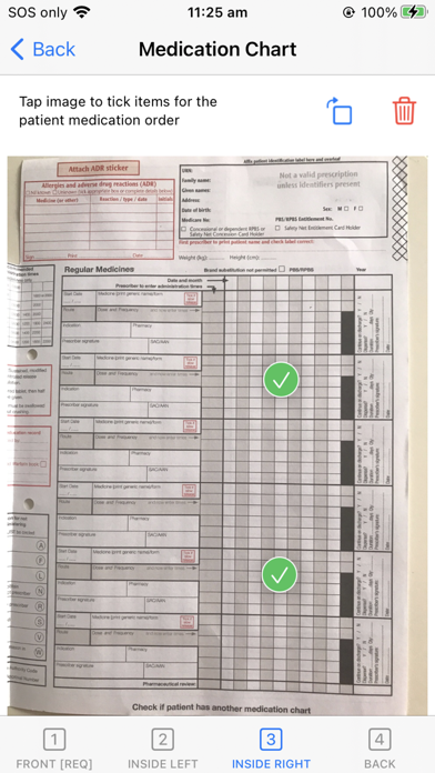 Pharmacy Request Screenshot
