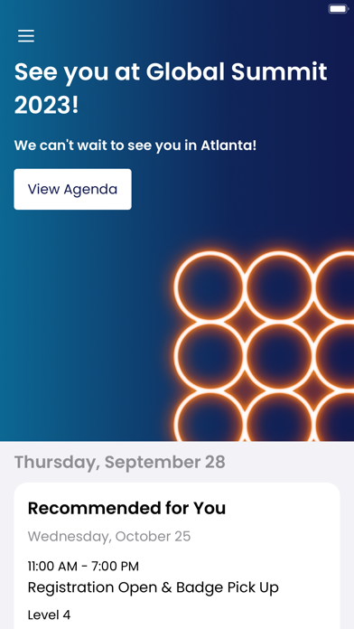 PMI® Events Screenshot