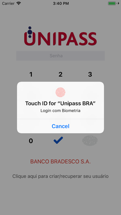 UNIPASS BRA Screenshot