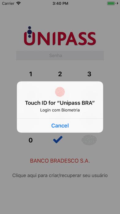 Screenshot #1 pour UNIPASS BRA