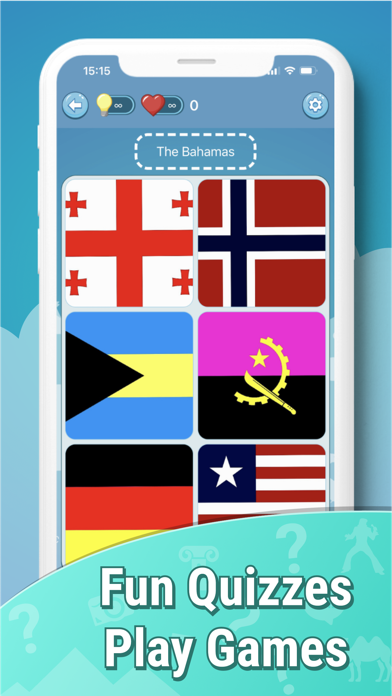 Flags quiz guess all countries Screenshot