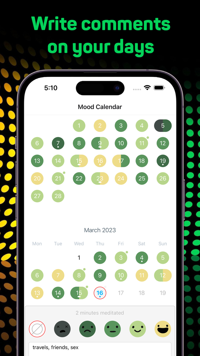 Day by day — mood tracker