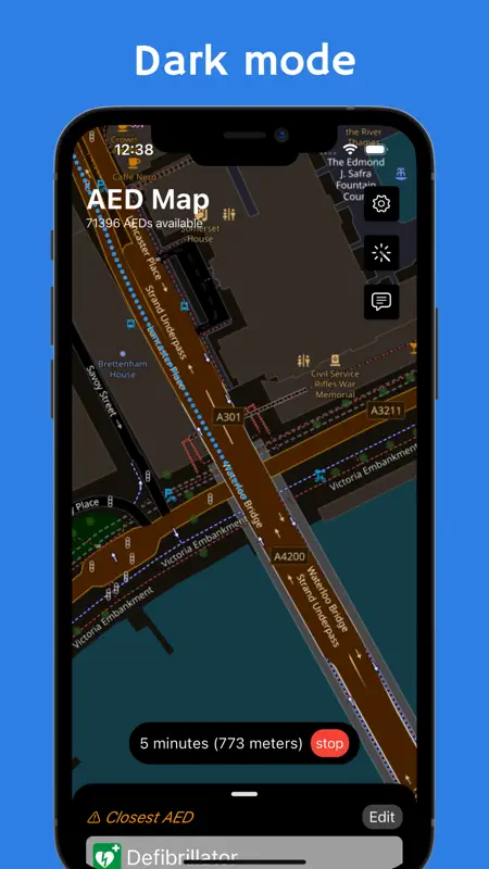 AED map - defibrillators screenshot 4 of 4