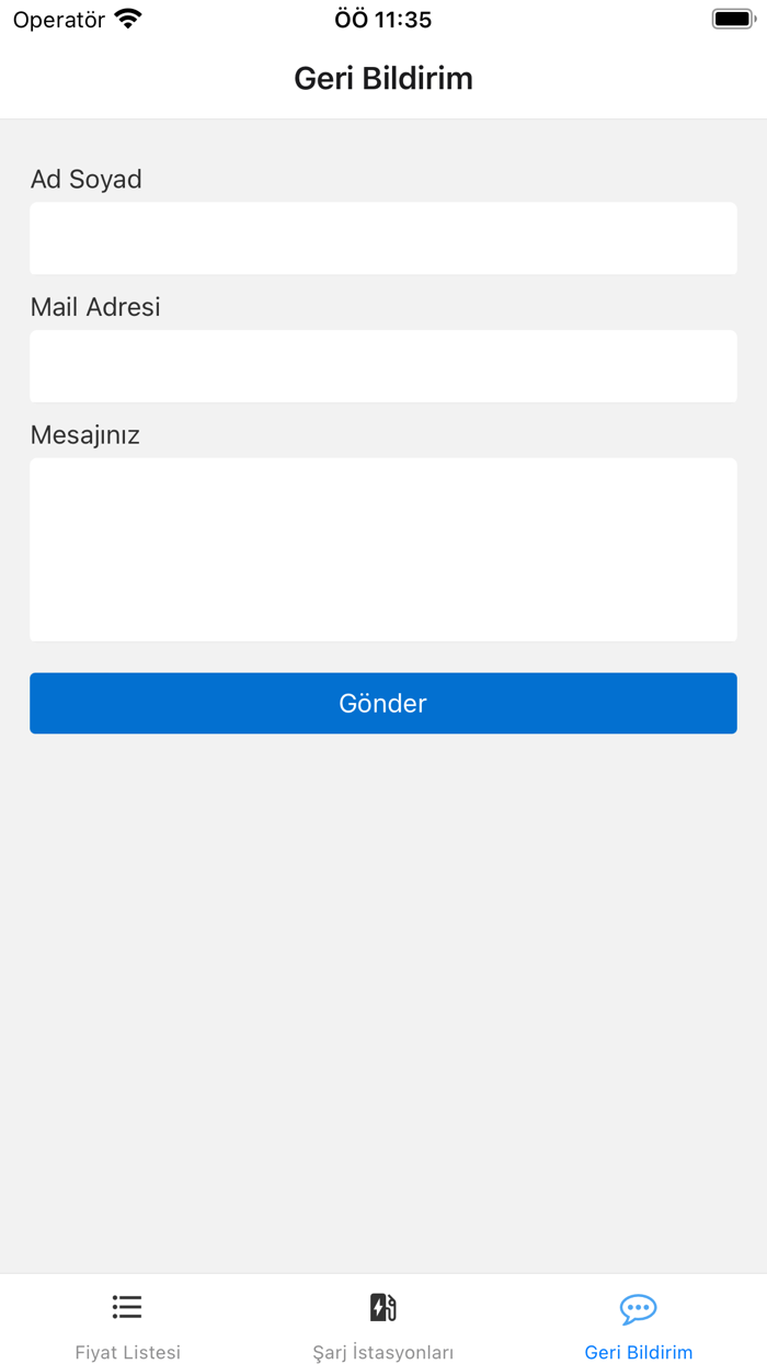 Elektrikli Şarj İstasyonu