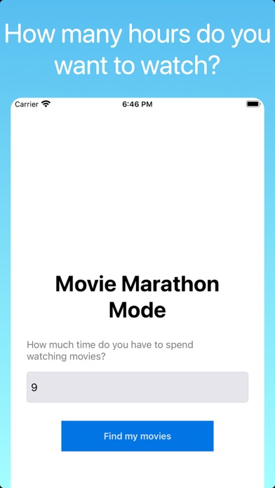 Movie Marathoner Screenshot