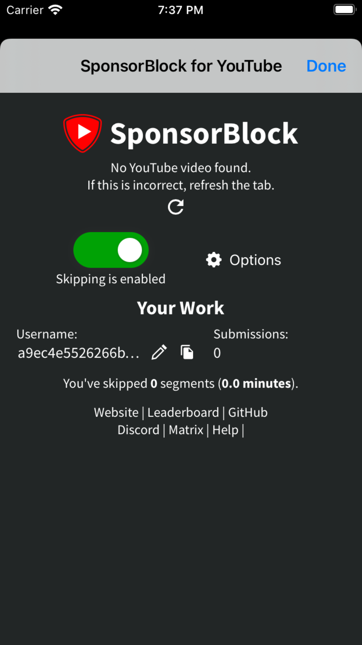 SponsorBlock for Safari