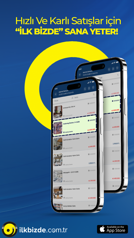 #8. İlkbizde (iOS) 由: ILKBIZDE E-TICARET GAYRIMENKUL VE OTOMOTIV HIZMETLERI SANAYI TICARET LIMITED SIRKETI