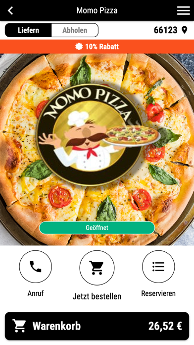 Momo Pizza Screenshot
