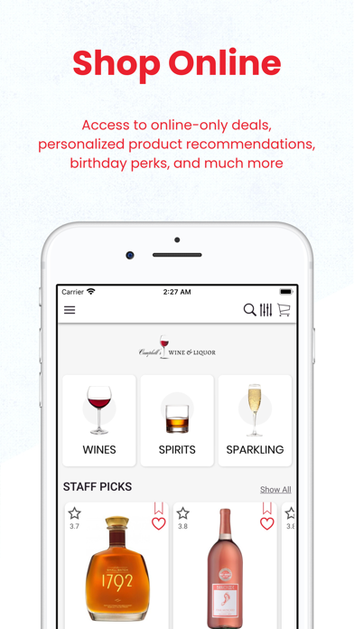 Campbell's Wines & Liquor Screenshot