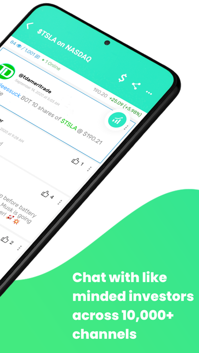 Equichat- Stock Market Chat Screenshot