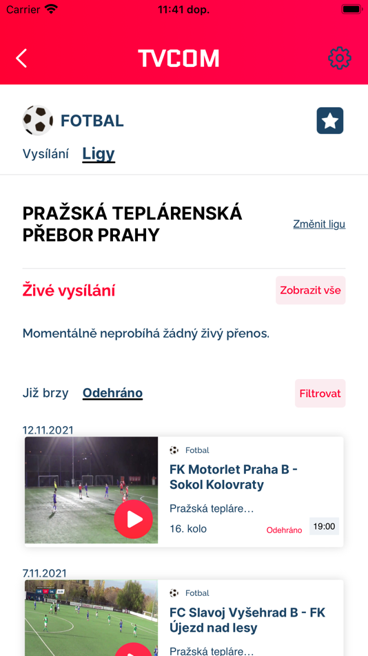 #3. TVCOM live stream (iOS) 来自: TVCOM.cz