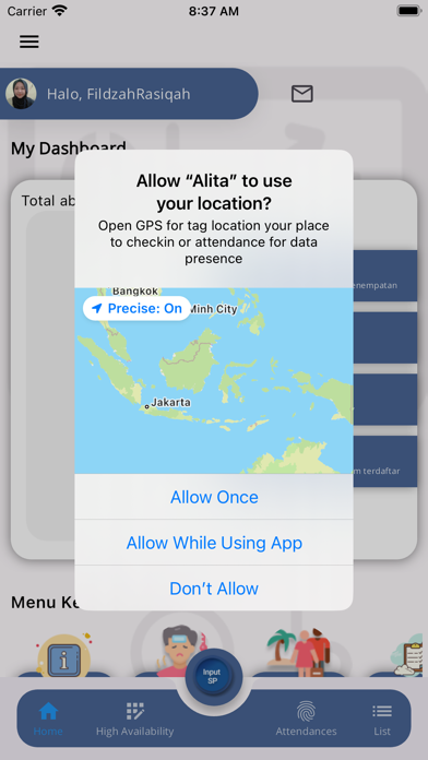 Alita Attendances V2 Screenshot