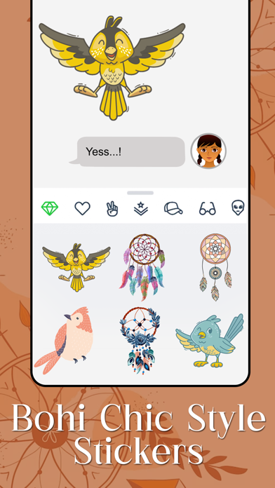 Bohi Chic Style Stickers Screenshot