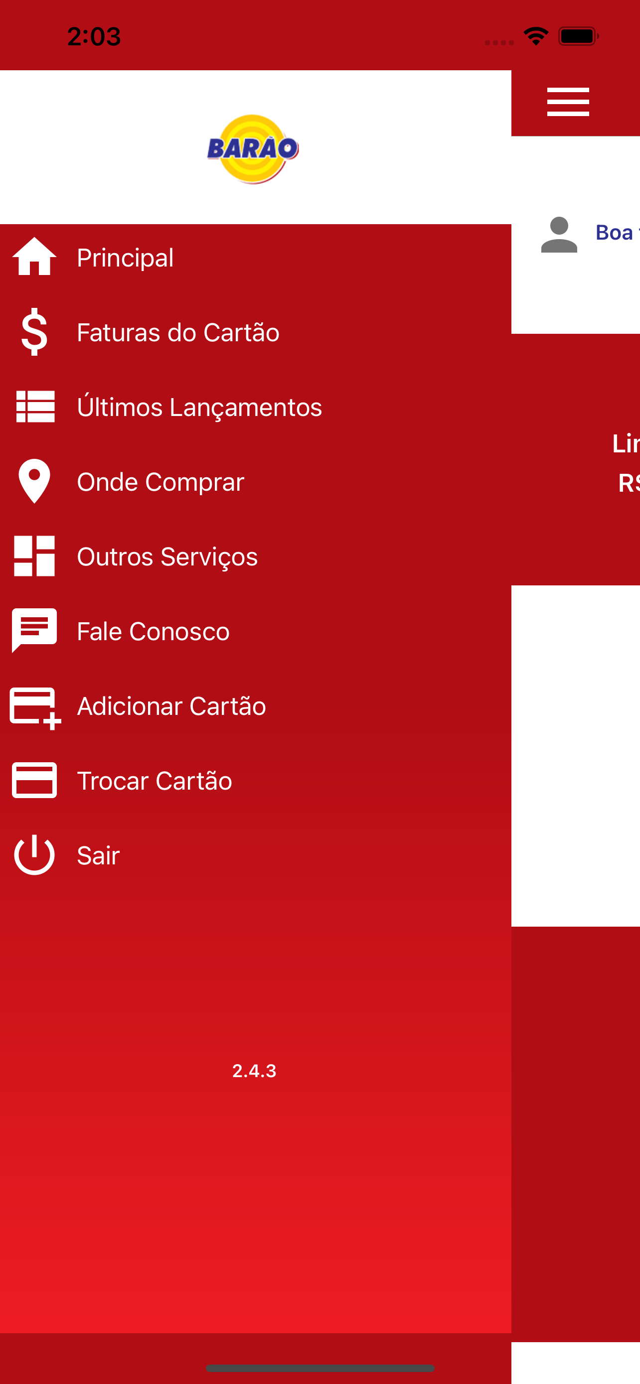 Cartão Barão