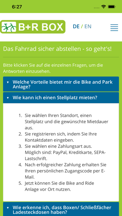 BikeandRideBox 1.0 Screenshot