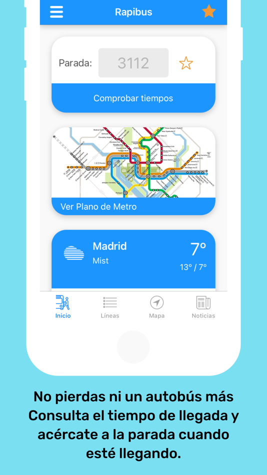 #1. Rapibus Madrid - Next bus (iOS) 由: Jaime F. Amian