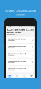 Cisco CBROPS 200-201 2024 screenshot #1 for iPhone